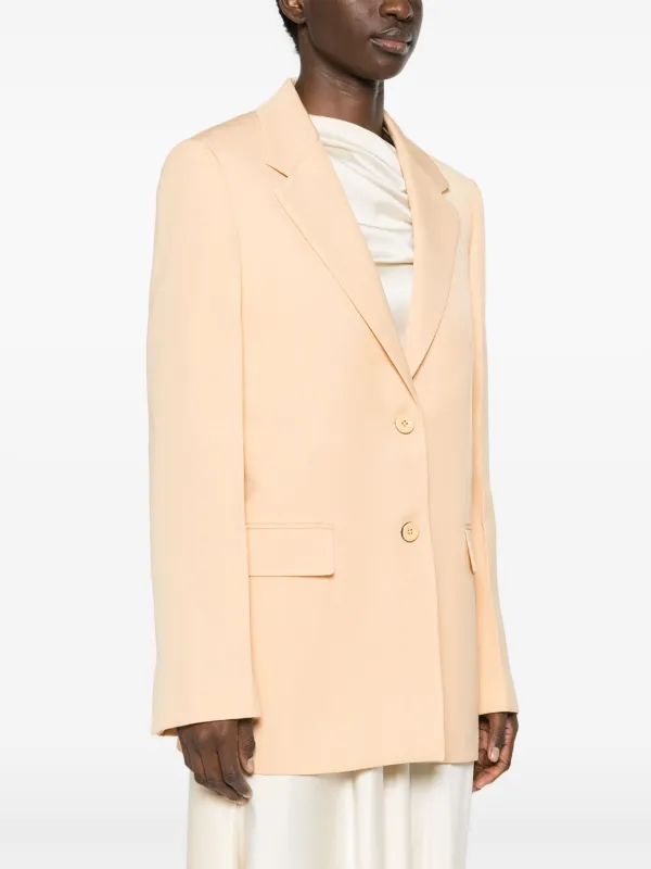Jil Sander single-breasted Blazer | Orange | FARFETCH BH