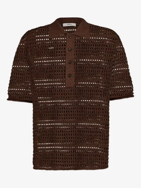 COMMAS open-work polo shirt