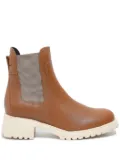 Sarah Chofakian Mirre 50mm Chelsea boots - Brown