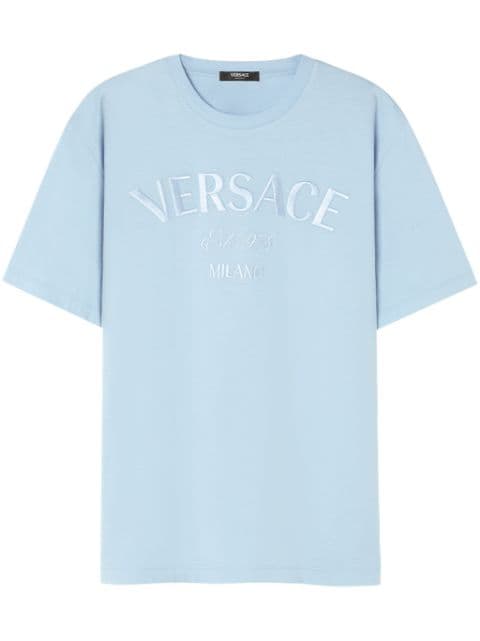 Versace T-shirt con ricamo