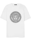 Versace Medusa Sliced cotton T-shirt - White