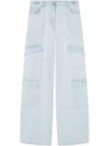 Versace wide-leg cargo jeans - Blue