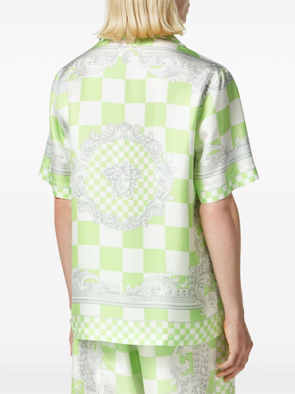 Versace T-shirt met Medusa-print Groen