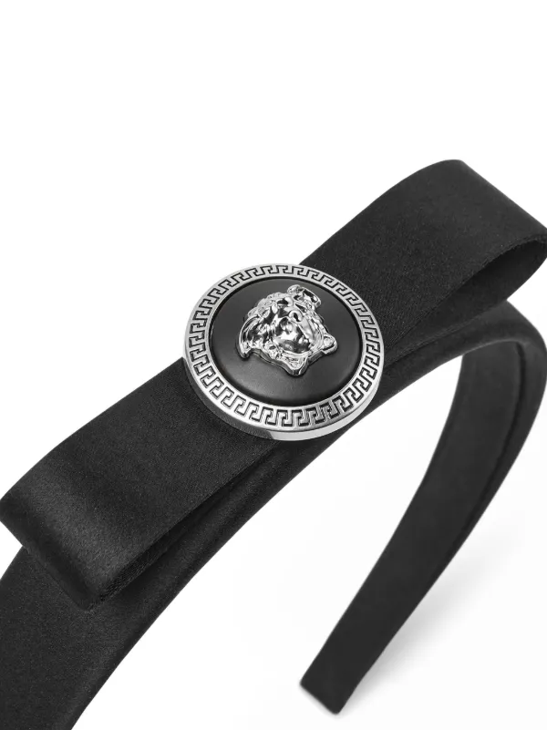 ベルト VERSACE Gianni Ribbon belt Black  1017978DV3T Gianni Ribbon Leather Belt 1.5 cm Black,Gold | VERSACE