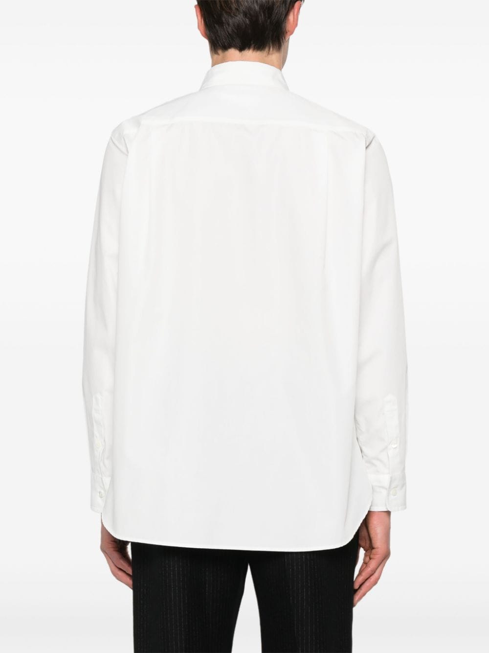 Shop Sacai Seam-detail Shirt In White