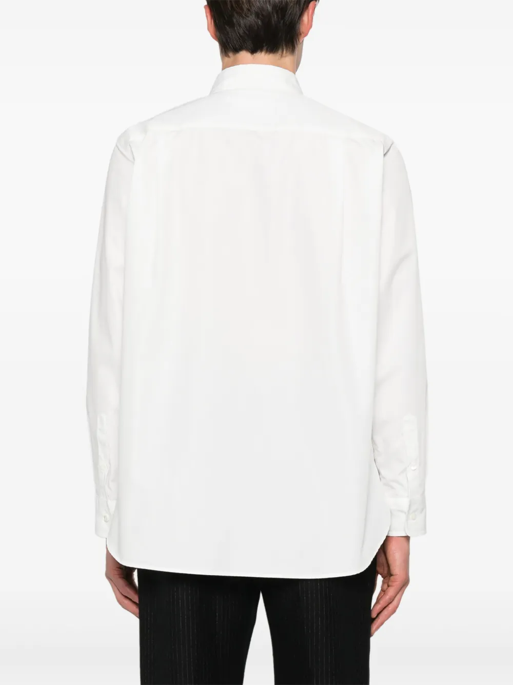 Shop Sacai Seam-detail Shirt In White