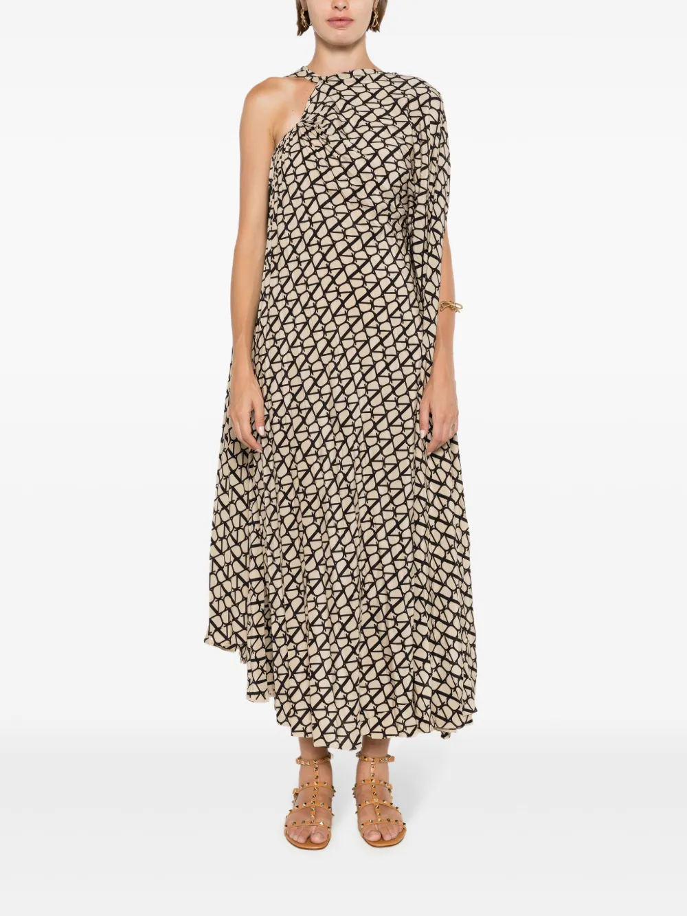 Valentino Garavani Zijden mini-jurk - Beige