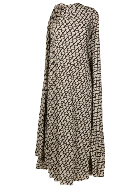 Valentino Garavani Toile Iconographe-print silk dress