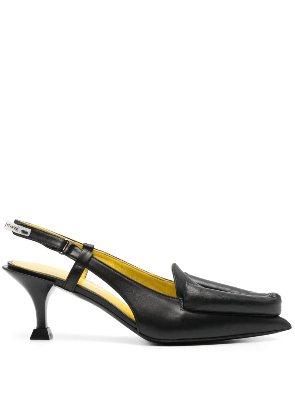 70mm leather pumps