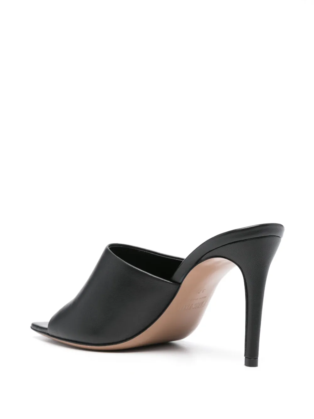 Shop Paris Texas 95mm Leather Mules In Black