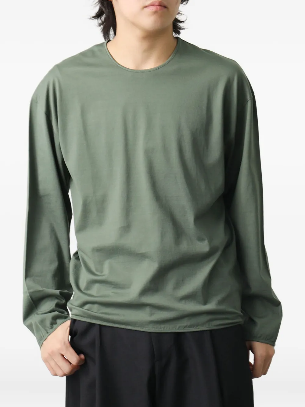 LEMAIRE long-sleeve T-shirt | Green | Image 1