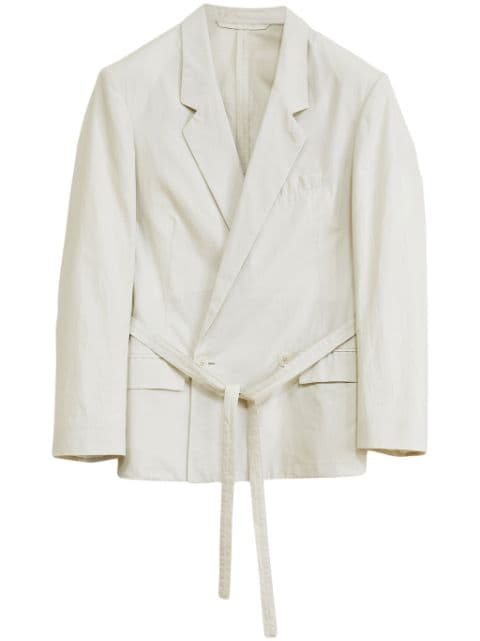 LEMAIRE double-breasted belted blazer