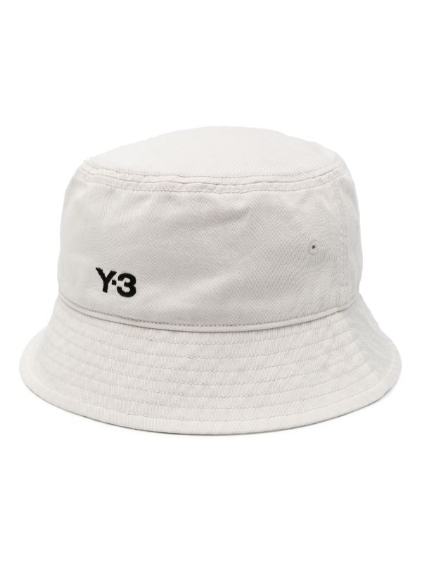 Y-3 logo-embroidered Bucket Hat - Farfetch