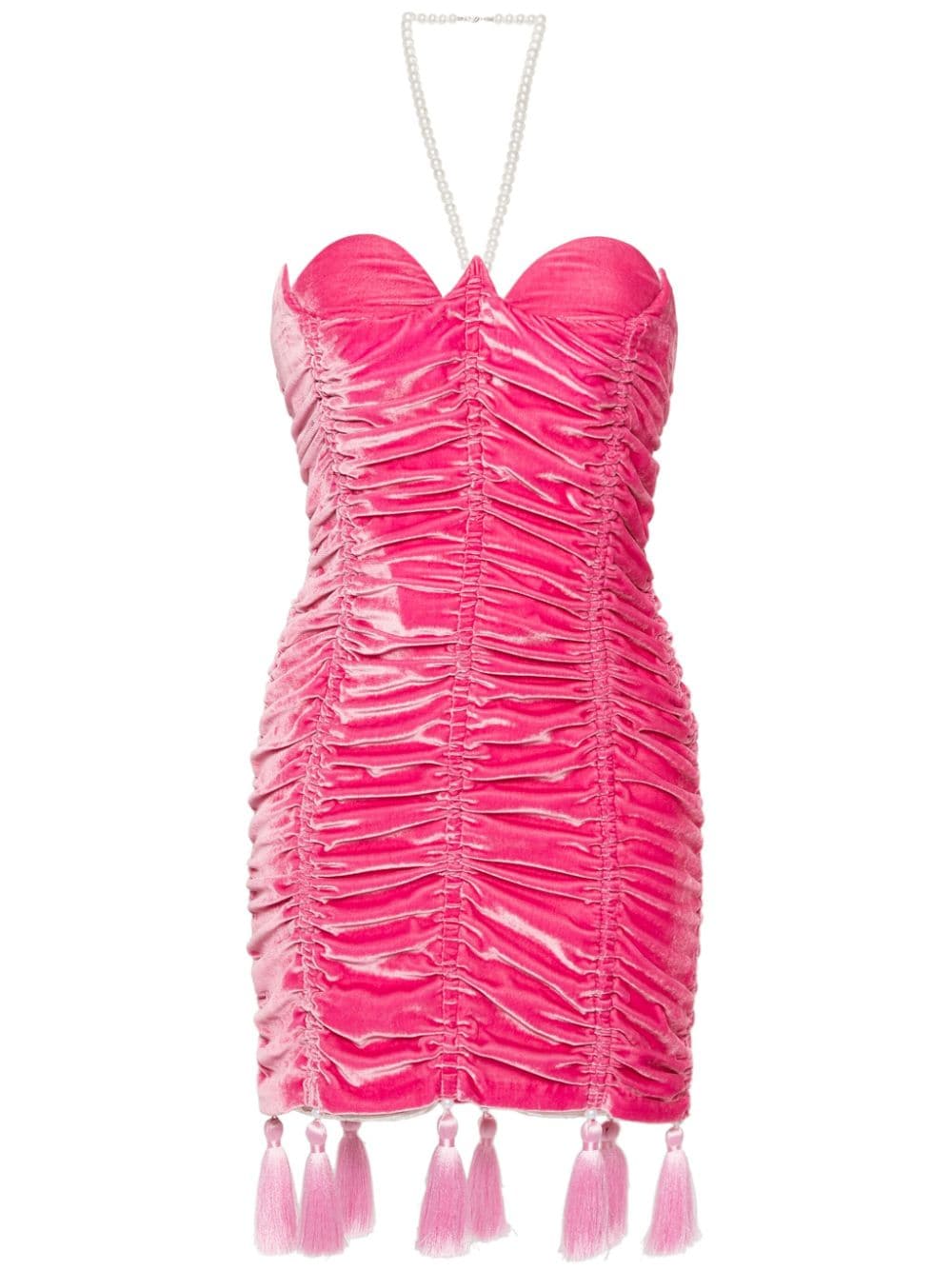 Cristina Savulescu Aphrodite Mini Dress In Pink