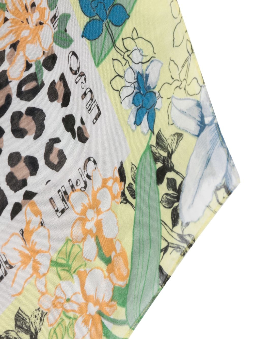 LIU JO leopard-print foulard - Groen