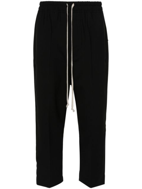 Rick Owens pressed-crease tapered-leg trousers