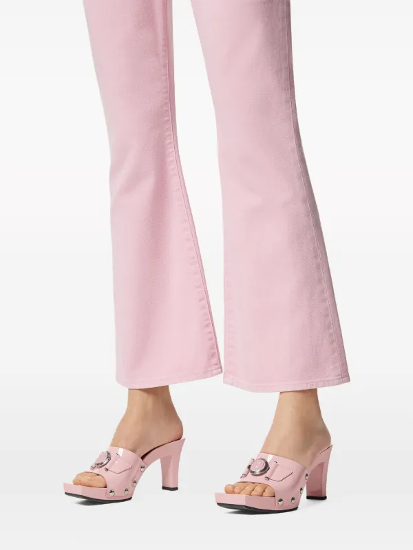 Versace 60mm Medusa-buckle patent-leather Clogs | Pink | FARFETCH Versace 60mm Medusa-buckle patent-leather Clogs | Pink | FARFETCH