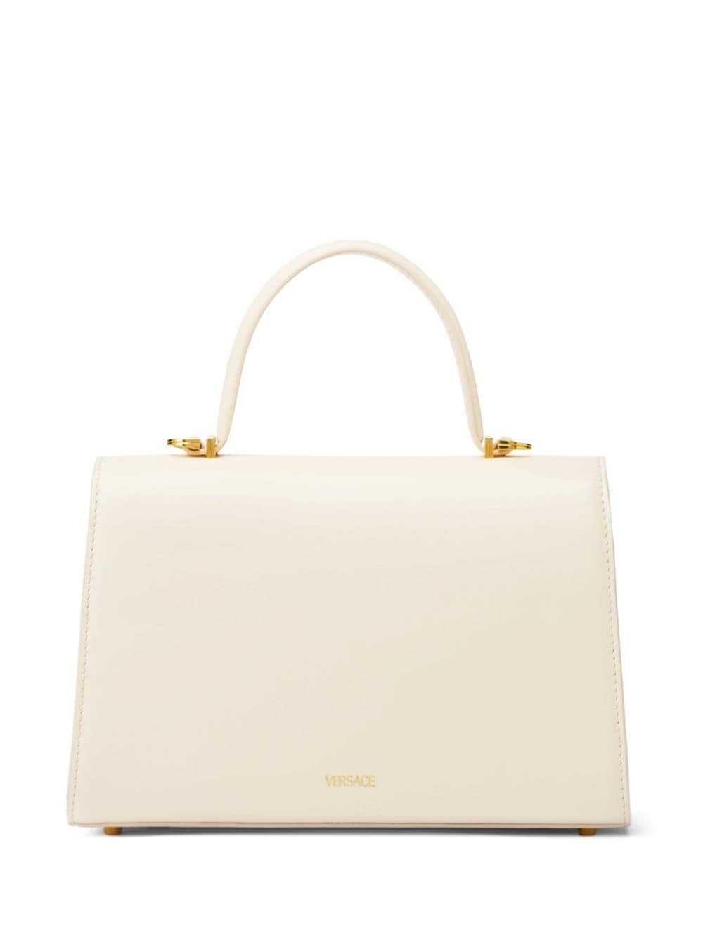 Shop Versace Small Medusa '95 Top-handle Bag In White