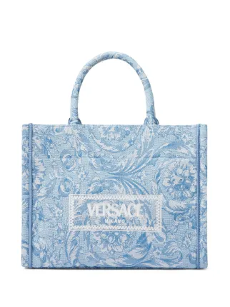 Versace バロッコ アテナ ハンドバッグ S | ブルー | FARFETCH JP