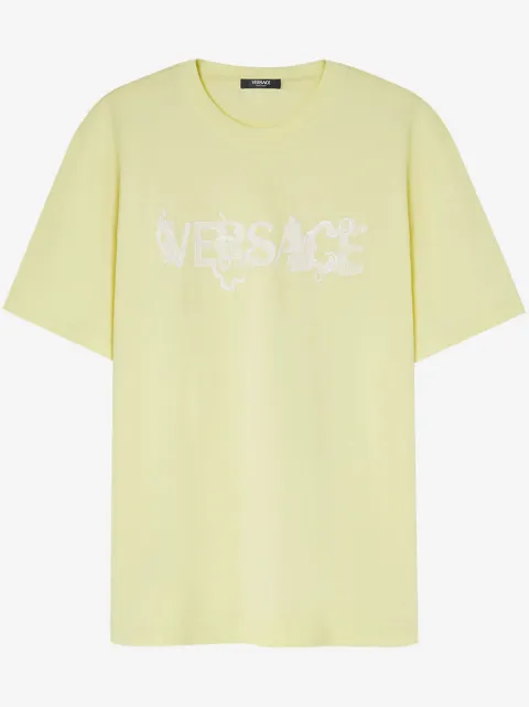 Versace playera con logo bordado