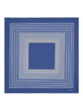 TOM FORD geometric-pattern pocket square - Blue