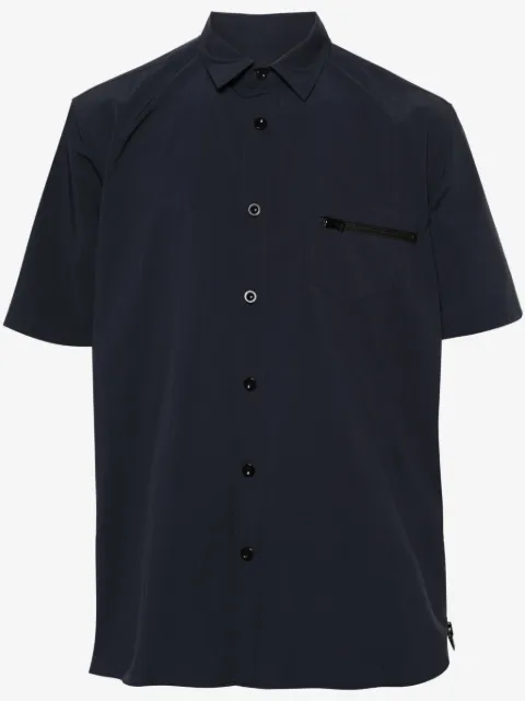 sacai chemise à poche zippée