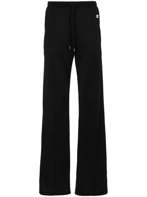 Courrèges pants con parche del logo