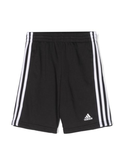 adidas Kids logo-embroidered cotton track shorts