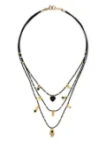 ISABEL MARANT Happiness layered necklace - Black