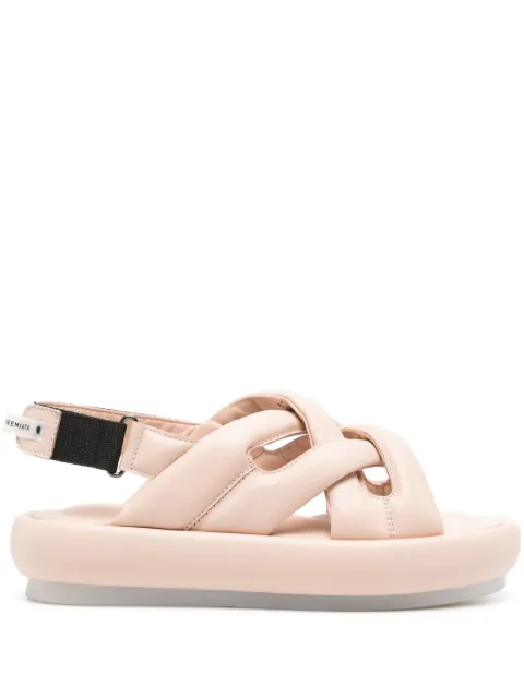 Premiata padded leather sandals