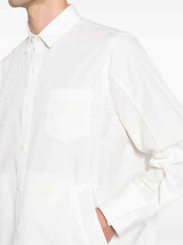 sacai ホワイト パフスリーブ シャツ Sacai パフスリーブ Tシャツ | ホワイト | FARFETCH JP