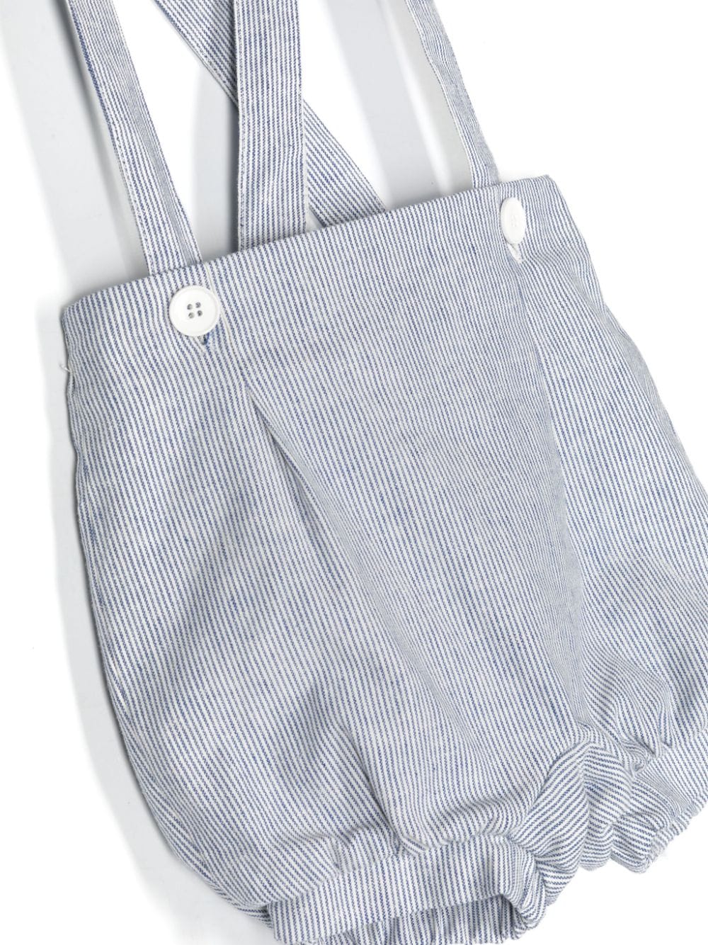 Shop Colorichiari Pinstriped Cardigan And Shorts Set In Blue