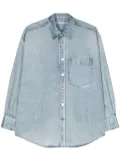 Alexander Wang long-sleeve printed shirt - Blue