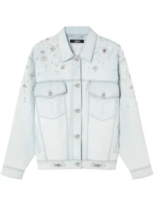 Versace（ヴェルサーチェ）ウィメンズ デニムジャケット - FARFETCH