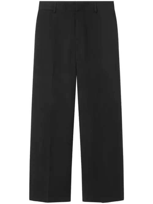 Pantalon en laine vierge à coupe ample - Versace - Modalova