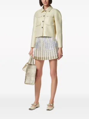 【Versace】 Versace Alloverコットンブレンドミニスカート Versace（ヴェルサーチェ）ウィメンズ スカート - FARFETCH