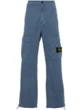 Stone Island Compass-appliqué cargo trousers - Blue