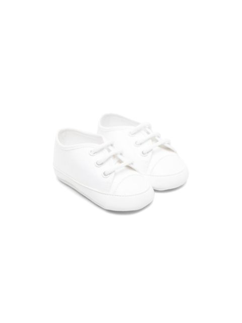 Colorichiari contrasting-toecap twill sneakers