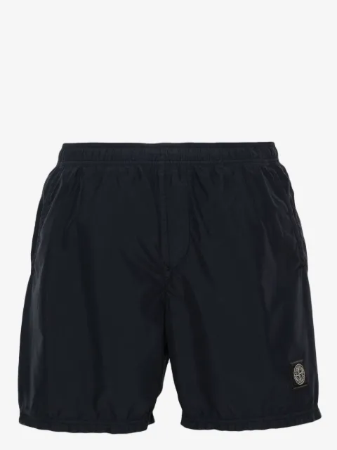 Stone Island Compass-patch swim shorts