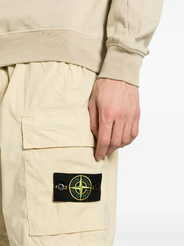 Stone island cargo badge shorts online