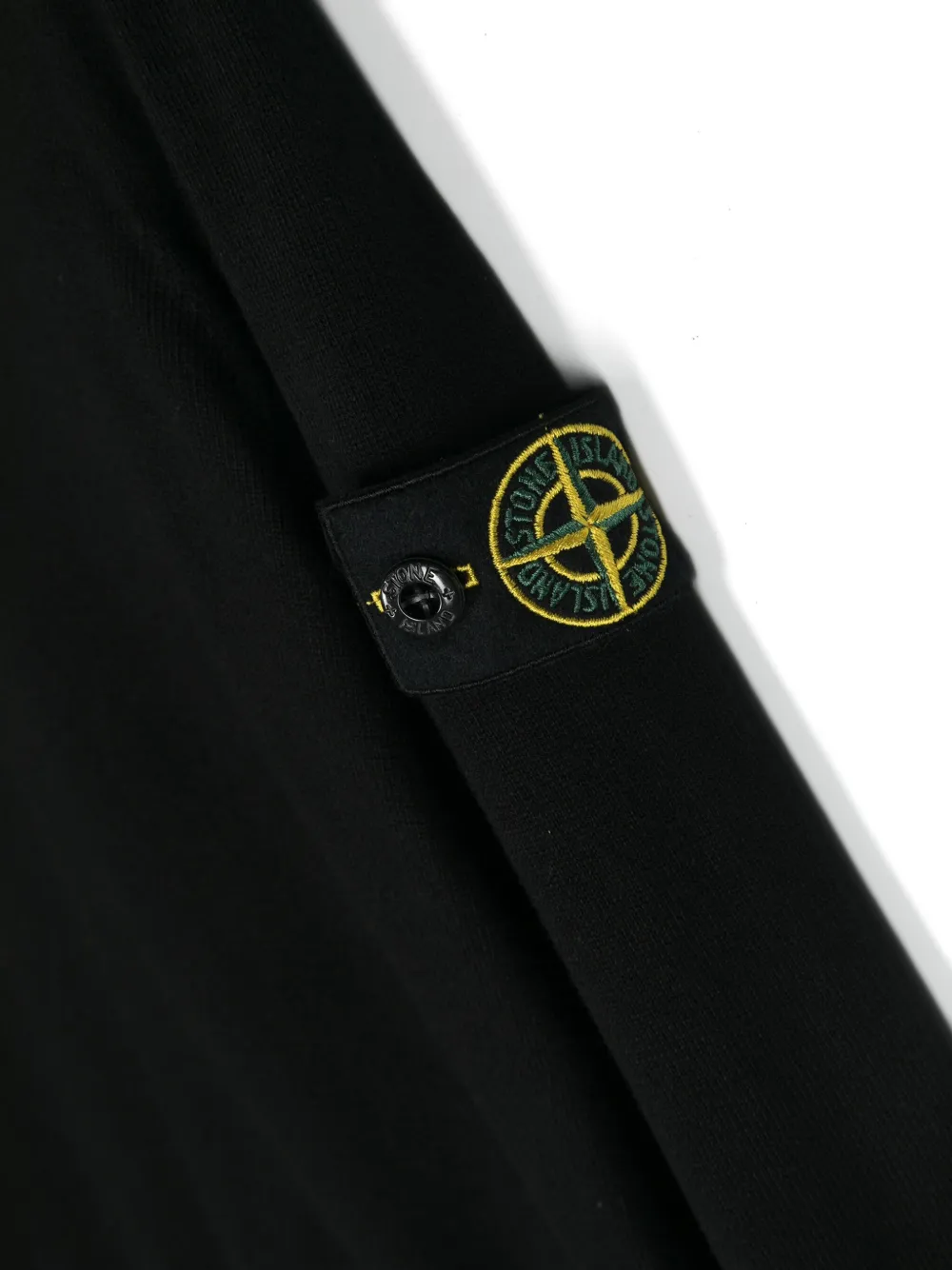 Stone Island Junior Katoenen trui Zwart