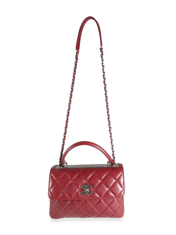 CHANEL Pre Owned Small Trendy CC Flap Bag Red FARFETCH IE