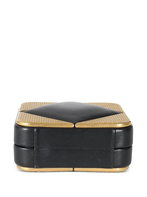 CHANEL Pre-Owned 2021-2022 メタルパネル クラッチバッグ | ブラック  