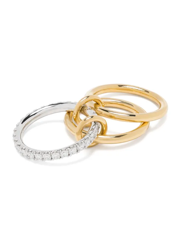 Spinelli Kilcollin 18kt Gold Eros Diamond Linked Ring | Gold