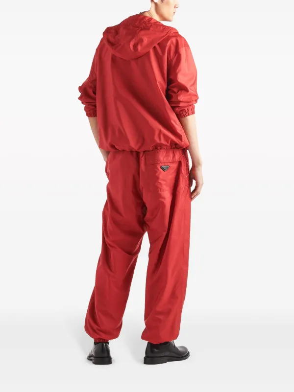 Prada Re-nylon トラックパンツ | レッド | FARFETCH JP