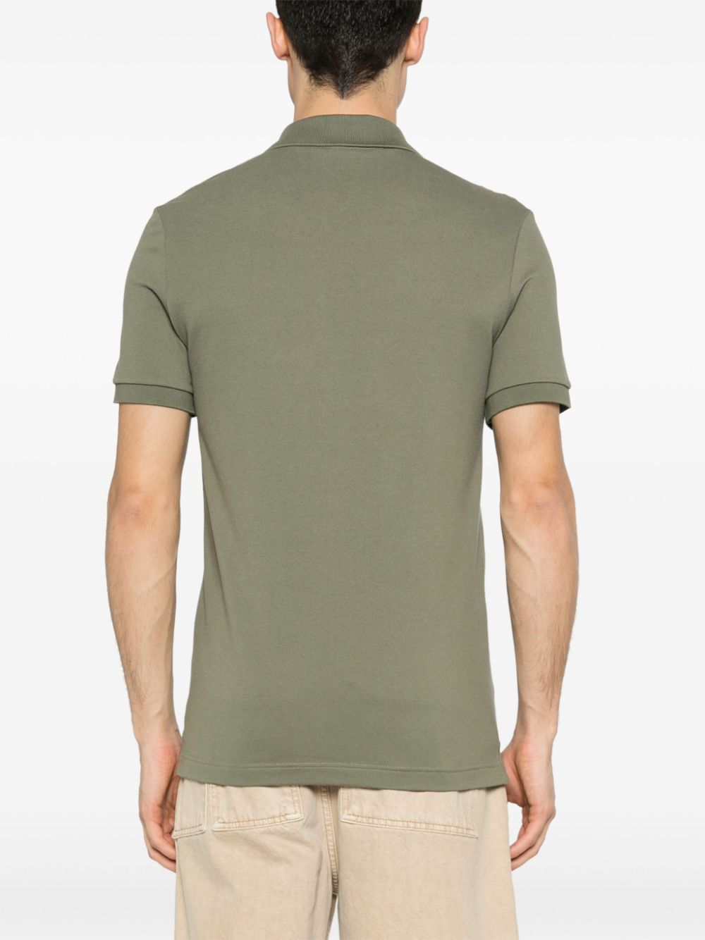 Lacoste Poloshirt met logopatch Groen