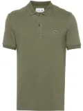 Lacoste logo-patch polo shirt - Green