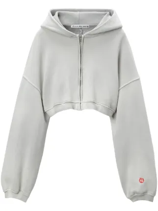 Alexander Wang ジップアップ パーカー | グレー | FARFETCH JP