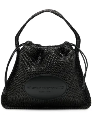 LARGE RYAN SHOULDER BAG Alexander Wang Large Ryan logo-patch