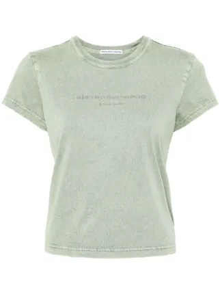 Alexander Wang ロゴ Tシャツ | グリーン | FARFETCH JP
